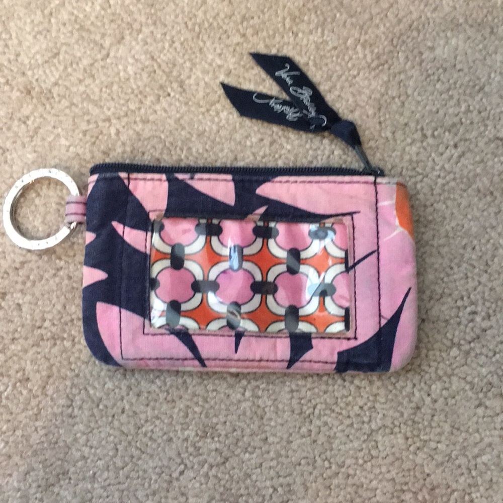 Vera Bradley keychain with pocket